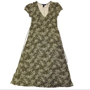 Forever 21 Green Florian Maxi Dress